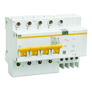 Автоматический выключатель дифференциального тока IEK АД14 4Р 32А 100мА