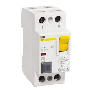 Автоматический выключатель дифференциального тока IEK ВД1-63 16А 100мА