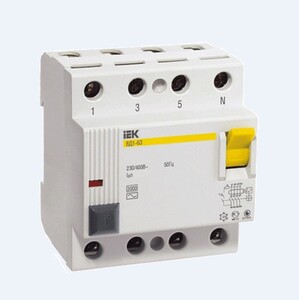 Автоматический выключатель дифференциального тока IEK ВД1-63 32А 300мА