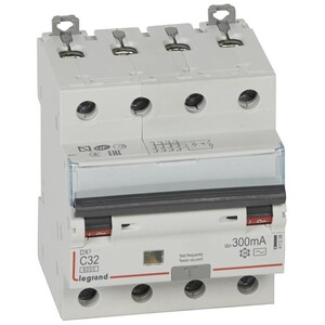 Автоматический выключатель дифференциального тока Legrand АВДТ DX3 411208 2P C 32A 300mA