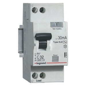 Автоматический выключатель дифференциального тока Legrand АВДТ RX3 419402 (1P+N) C 32A 30mA