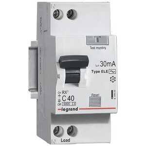 Автоматический выключатель дифференциального тока Legrand АВДТ RX3 419403 (1P+N) C 40A 30mA