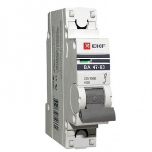 Автоматический выключатель EKF Proxima ВА 47-63 1P 4,5 кА 50А С