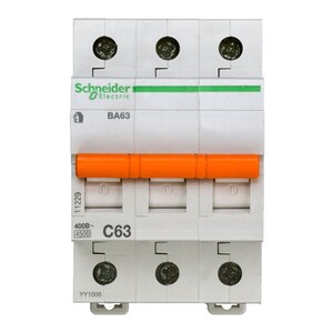 Автоматический выключатель Schneider Electric Домовой ВА63 3П C 63A 4,5кА
