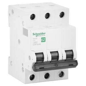 Автоматический выключатель Schneider Electric EASY 9 3П C 6А 4,5кА