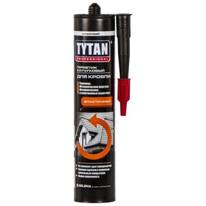 Герметик каучуковый Tytan Professional для кровли красный 310 мл