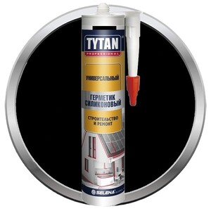 Герметик силиконовый Tytan Professional универсальный черный 310 мл
