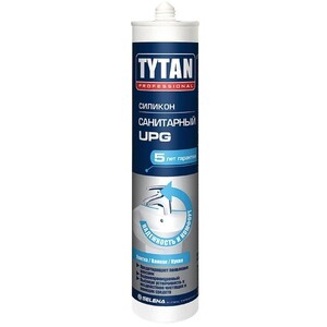 Герметик силиконовый Tytan Professional UPG санитарный белый 310 мл