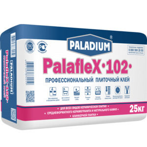 Клей для плитки Paladium PalafleX-102 профессиональный 25 кг
