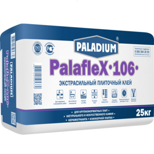 Клей для плитки Paladium PalafleX-106 экстрасильный 25 кг