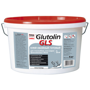 Клей обойный Pufas Glutolin GLS для стеклообоев 5 кг
