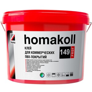 Клей Homakoll 149 Prof для коммерческих ПВХ-покрытий 6 кг
