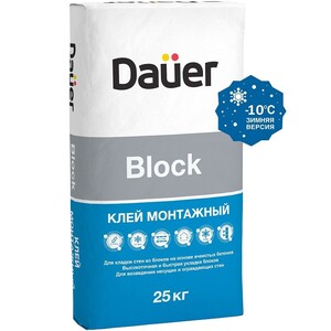 Клей монтажный Dauer Block Зима 25 кг