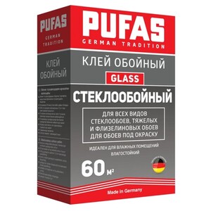 Клей обойный Pufas Glass Стеклообойный 500 г