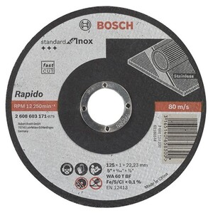 Круг отрезной по металлу Bosch 125х22,23х1 мм