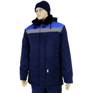 Куртка Рассо Бригада-Р 75740 темно-синяя с васильковым 48-50/182-188