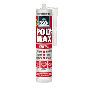 Монтажный клей Bison Poly Max Crystal 6308552 300 г