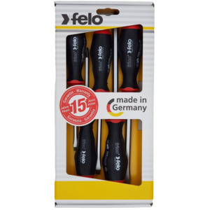 Набор ударных отверток Felo SL/PH 5 шт. в упаковке