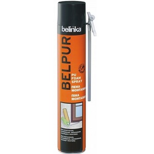 Пена монтажная бытовая Belinka Belpur PU foam Spray 750 мл