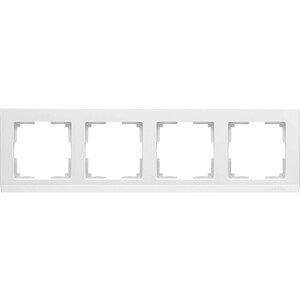 Рамка четырехместная Werkel Stark WL04-Frame-04 белая