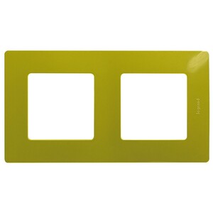 Рамка двухместная Legrand Etika 672542 зеленый папоротник