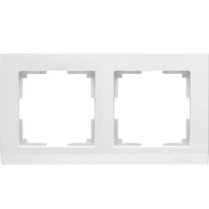 Рамка двухместная Werkel Stark WL04-Frame-02 белая