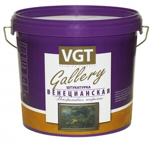 Штукатурка декоративная VGT Gallery Венецианская белая 8 кг