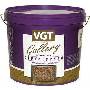 Штукатурка структурная VGT Gallery мелкозернистая белая 18 кг