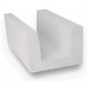U-образный блок из ячеистого бетона Ytong D500 B 3,5 500х250х300 мм
