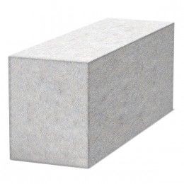Блок из ячеистого бетона Калужский газобетон D400 В 2 газосиликатный 625х250х400 мм