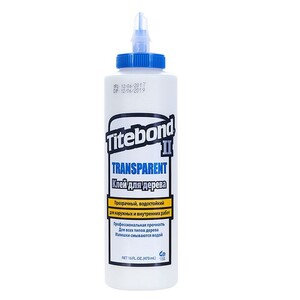 Клей столярный Titebond II Transparent Premium Wood Glue 473 мл