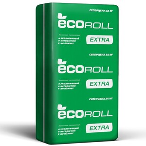 Теплоизоляция EcoRoll Экстра Плита 037 1230х610х50 мм 16 плит в упаковке