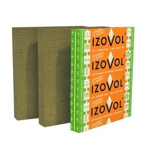 Теплоизоляция Izovol КВ-150 1200х1000х100 мм 1 плита в упаковке