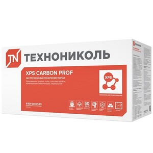Теплоизоляция Технониколь XPS Carbon Prof 1180х580х50 мм 8 плит в упаковке