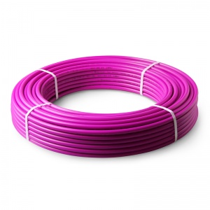 Труба сшитый полиэтилен PE-RT пятислойная SDR 7,4 Фиолетовая 25x3,5 100м